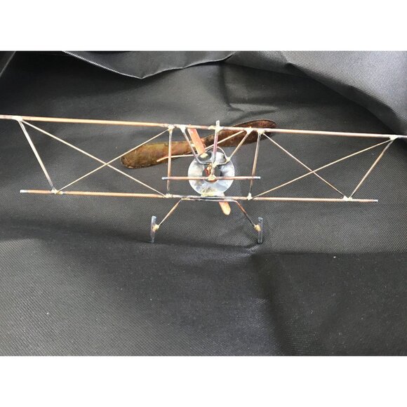 Vintage 1980's Airplane Propeller Metal Wall Art Décor Handmade One Of A Kind - Picture 8 of 10